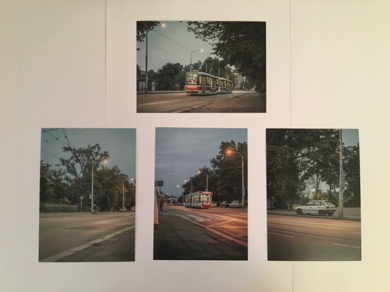 Ruch noční ulice